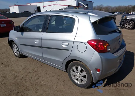 2014 Mitsubishi Mirage Es z USA, uszkodzony, nr VIN ML32A4HJ4EH002890